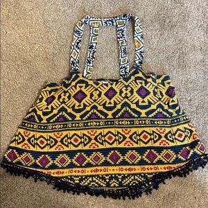 multi colored tank top